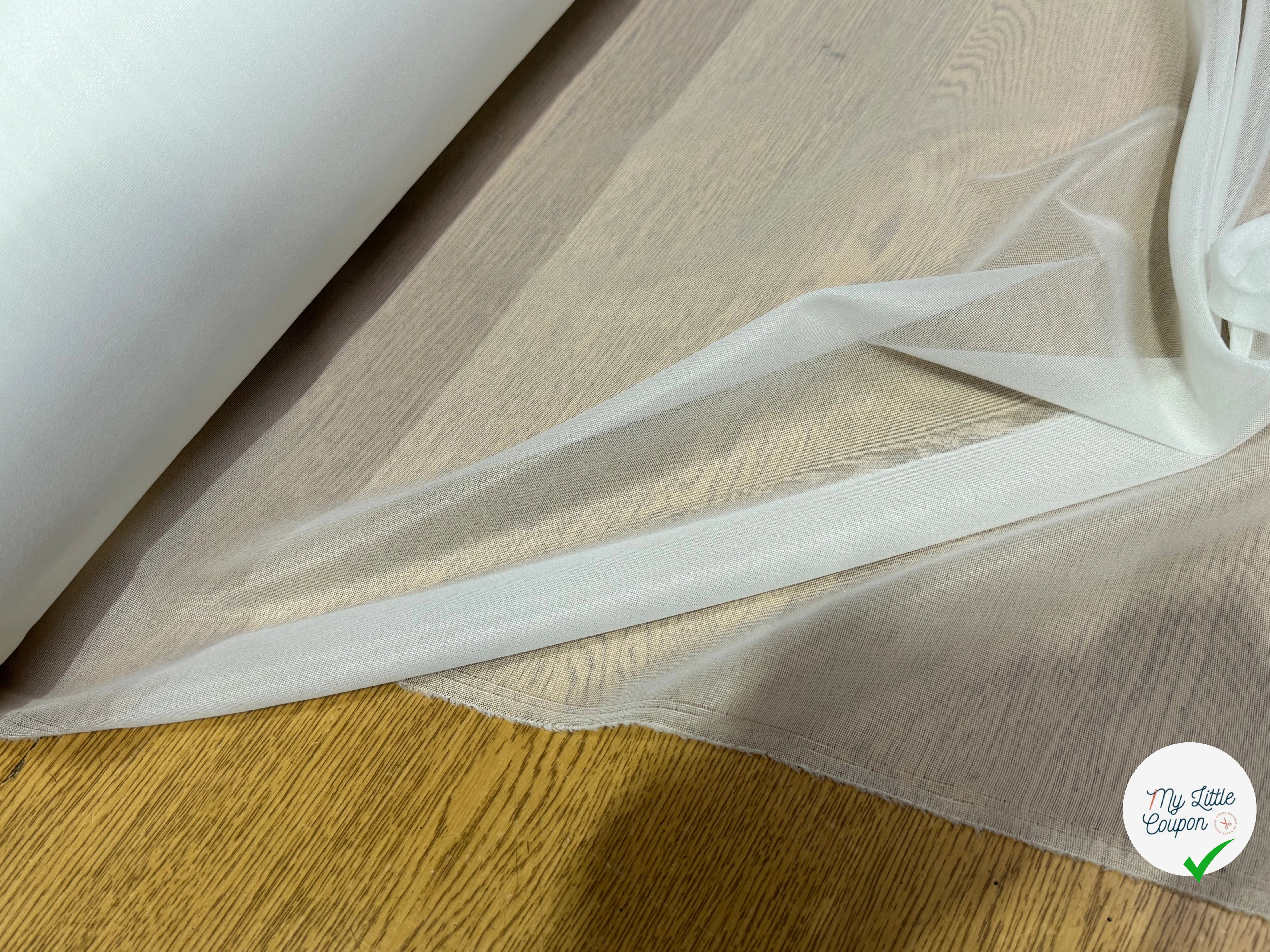 THERMOCOLANT FIN TISSÉ BLANC - My Little Coupon