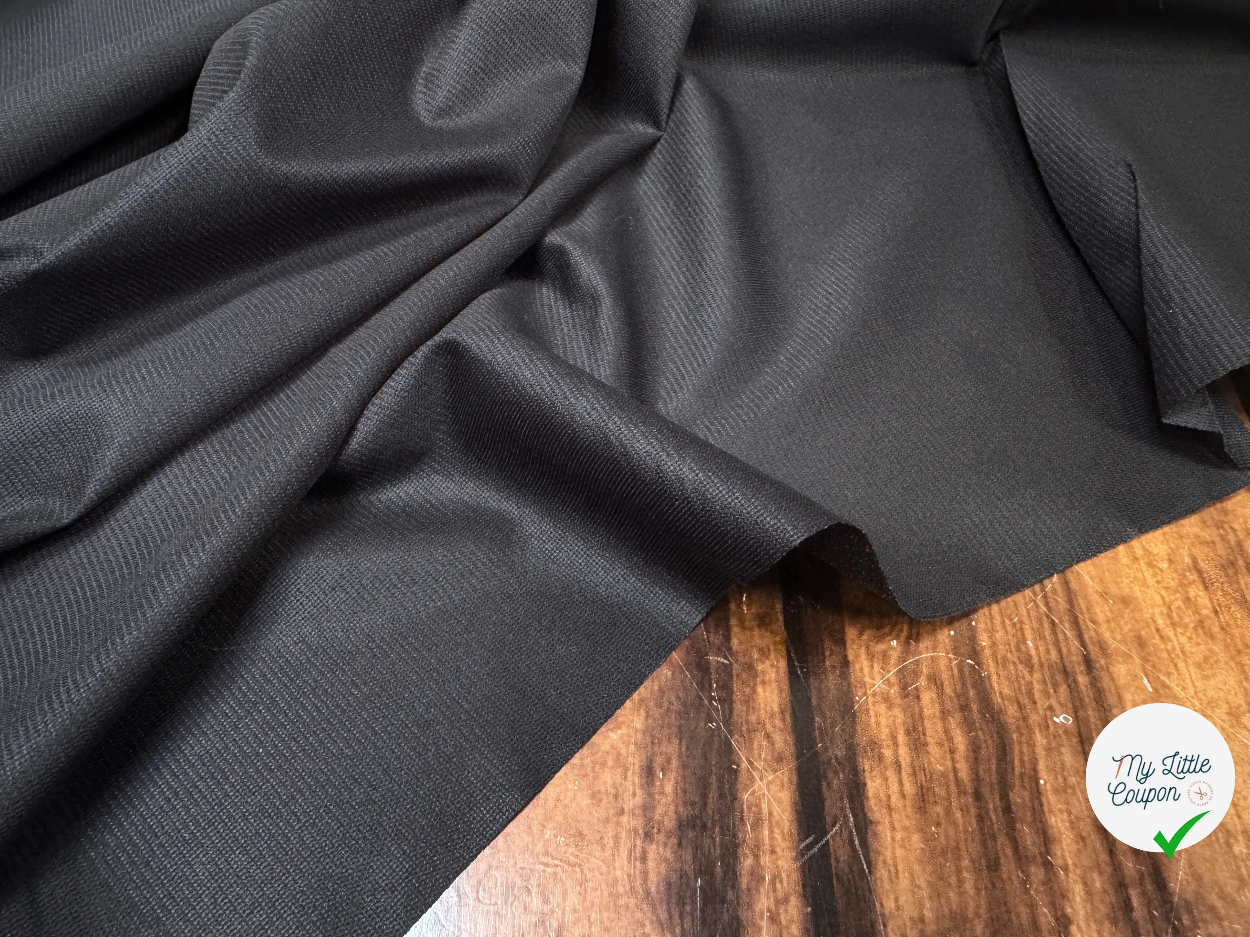 THERMOCOLLANT MAILLE TRICOTÉ NOIR - My Little Coupon