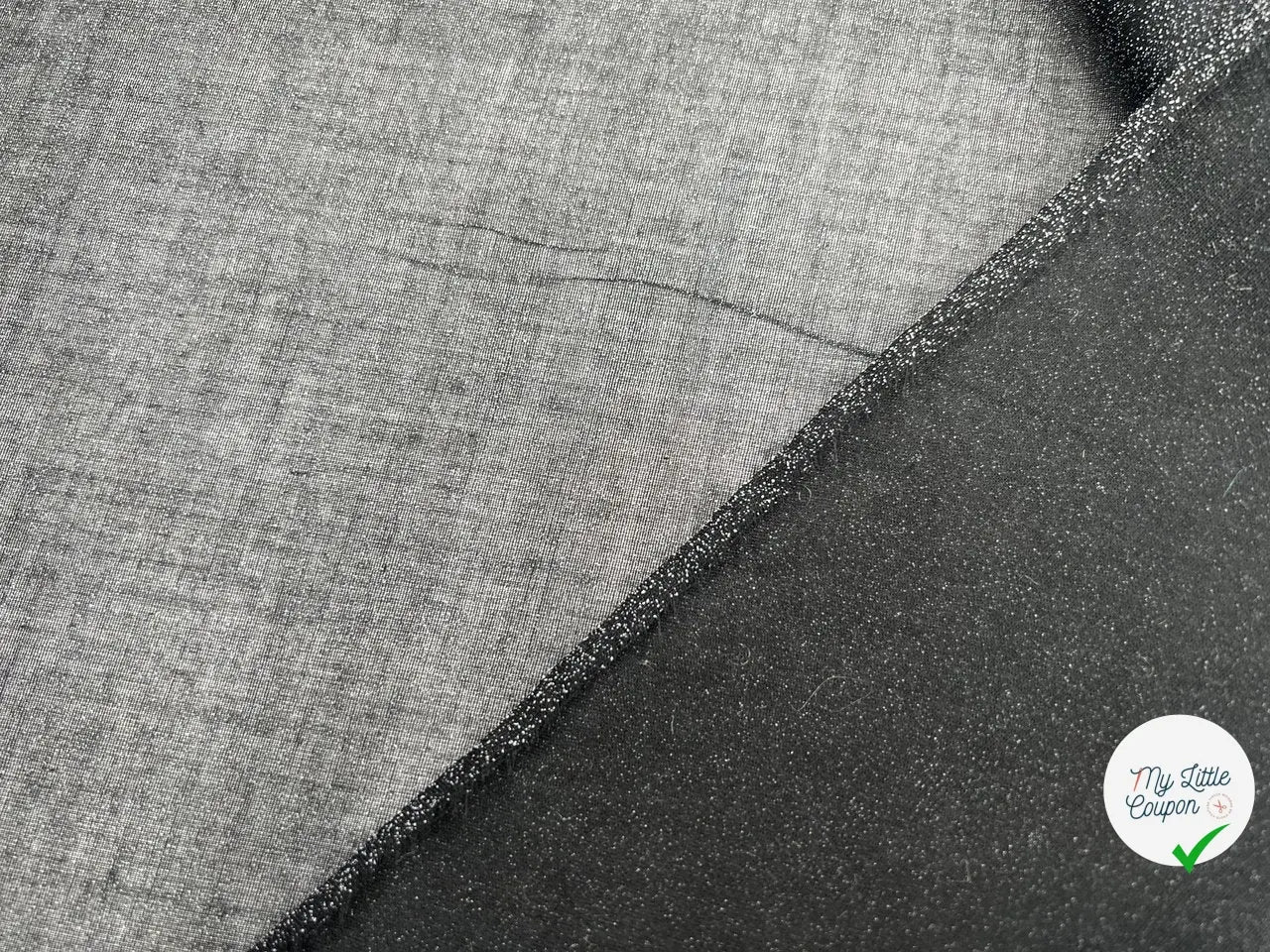 THERMOCOLLANT SOYEUX NOIR - My Little Coupon - tissu - coudre