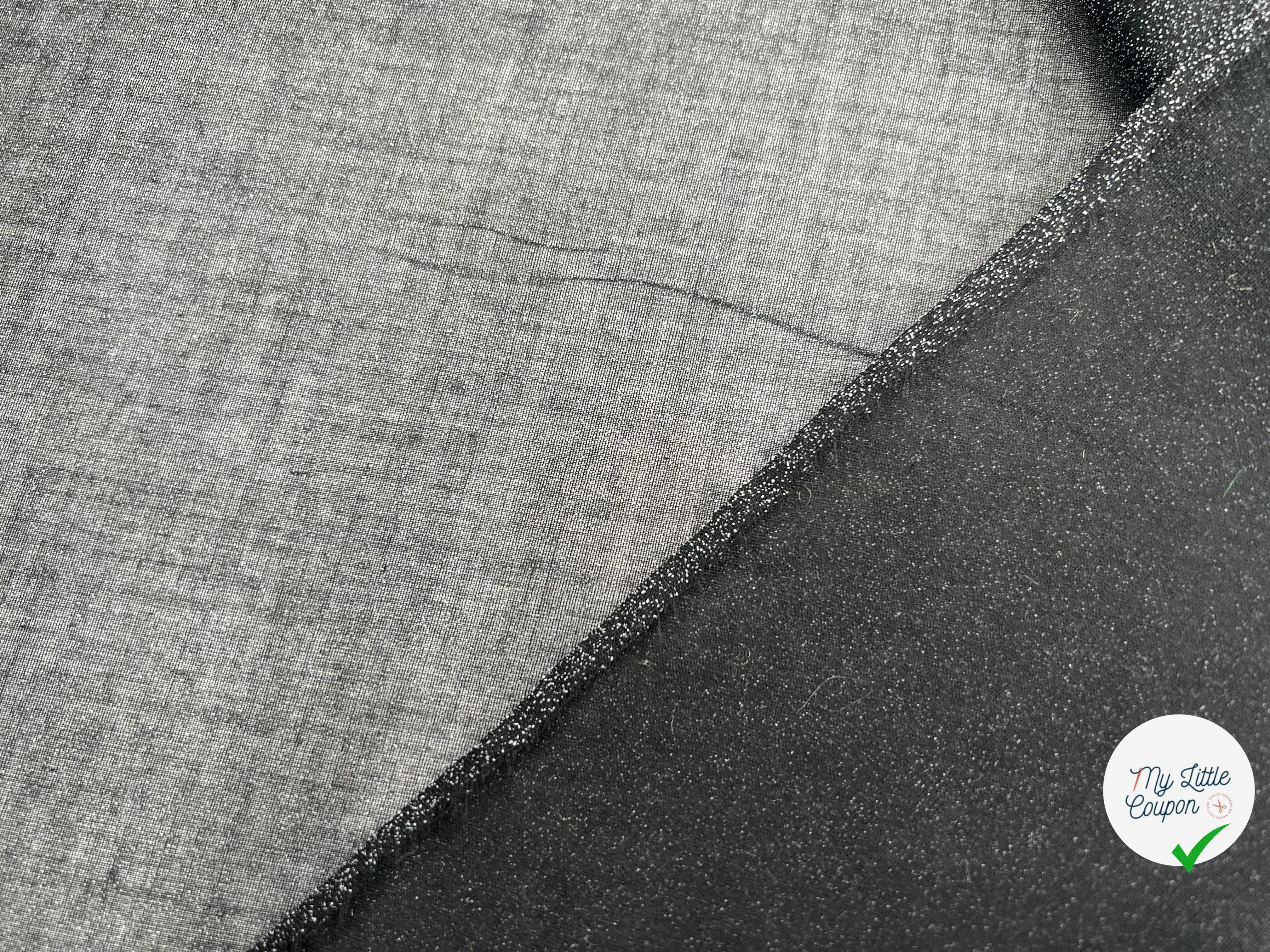 THERMOCOLLANT SOYEUX NOIR - My Little Coupon - tissu - coudre