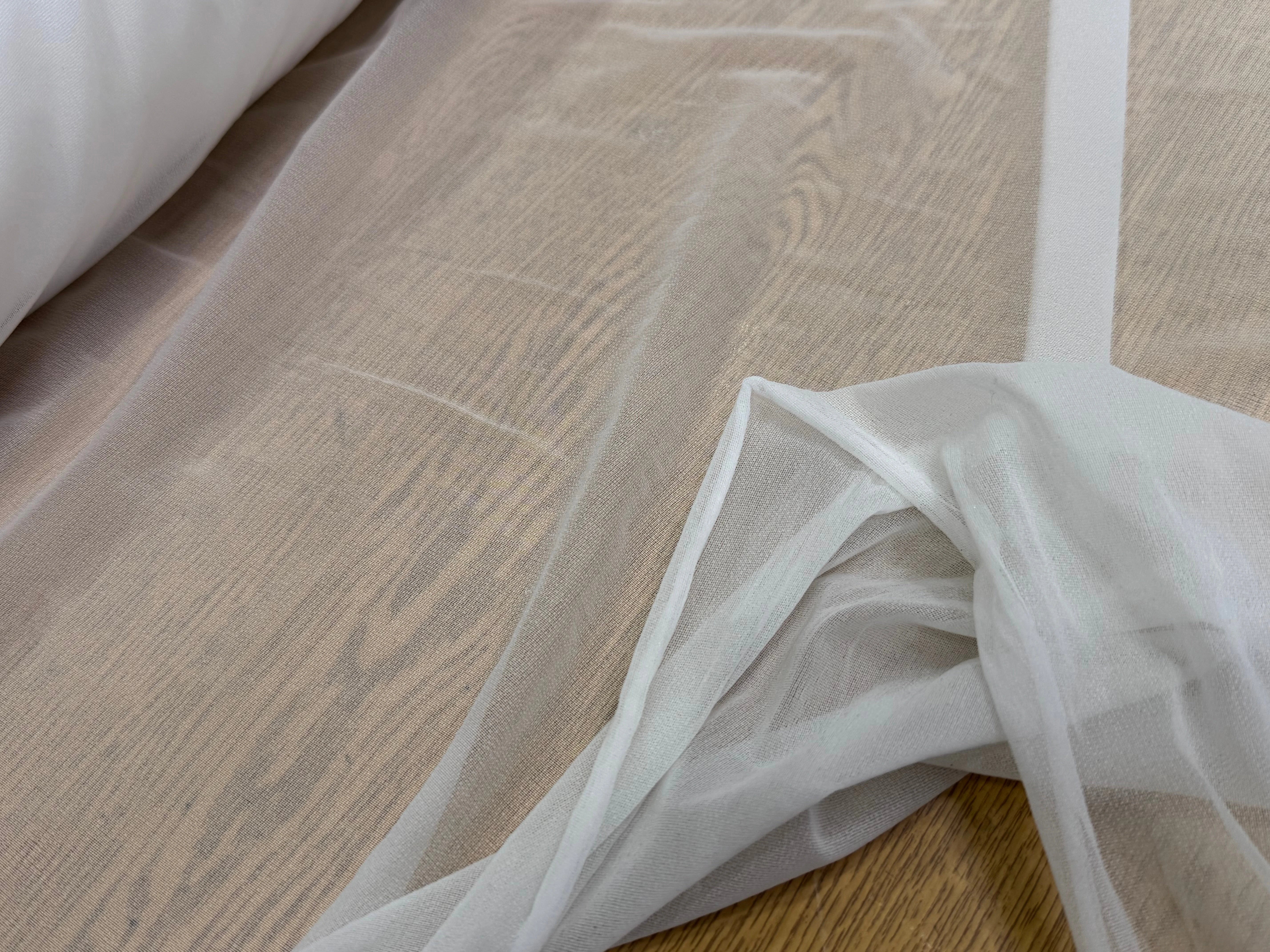 THERMOCOLLANT TISSÉ PETIT CARREAUX FIN BLANC - My Little Coupon