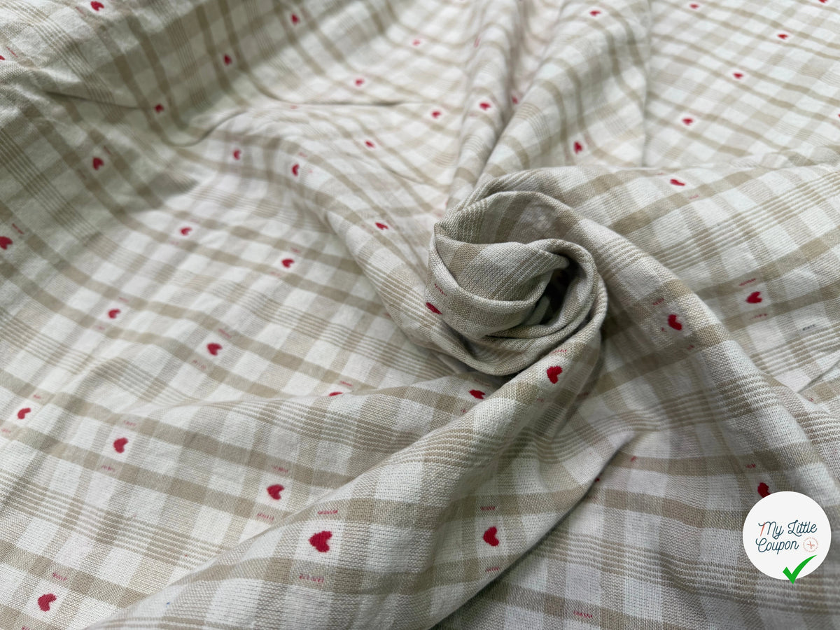 TISSÉ TEINT OLLON FICELLE ROUGE 150 CM - My Little Coupon