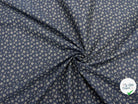 TISSU 100% COTON FERMIÈRE FOND BLEU MOTIF CREME - My Little Coupon - tissu - coudre
