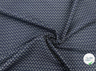 TISSU 100% COTON FERMIÈRE FOND BLEU MOTIF FEUILLAGES - My Little Coupon - tissu - coudre
