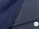 TISSU 100% COTON FERMIÈRE FOND BLEU MOTIF FEUILLAGES - My Little Coupon - tissu - coudre