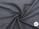 TISSU 100% COTON FERMIÈRE FOND BLEU PETITES ROSACES - My Little Coupon - tissu - coudre