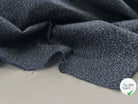 TISSU 100% COTON FERMIÈRE FOND BLEU PETITES ROSACES - My Little Coupon - tissu - coudre