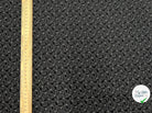 TISSU 100% COTON FERMIÈRE GÉOMÉTRIE CIRCULAIRE FOND NOIR - My Little Coupon - tissu - coudre