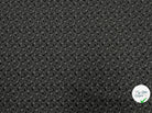 TISSU 100% COTON FERMIÈRE GÉOMÉTRIE CIRCULAIRE FOND NOIR - My Little Coupon - tissu - coudre