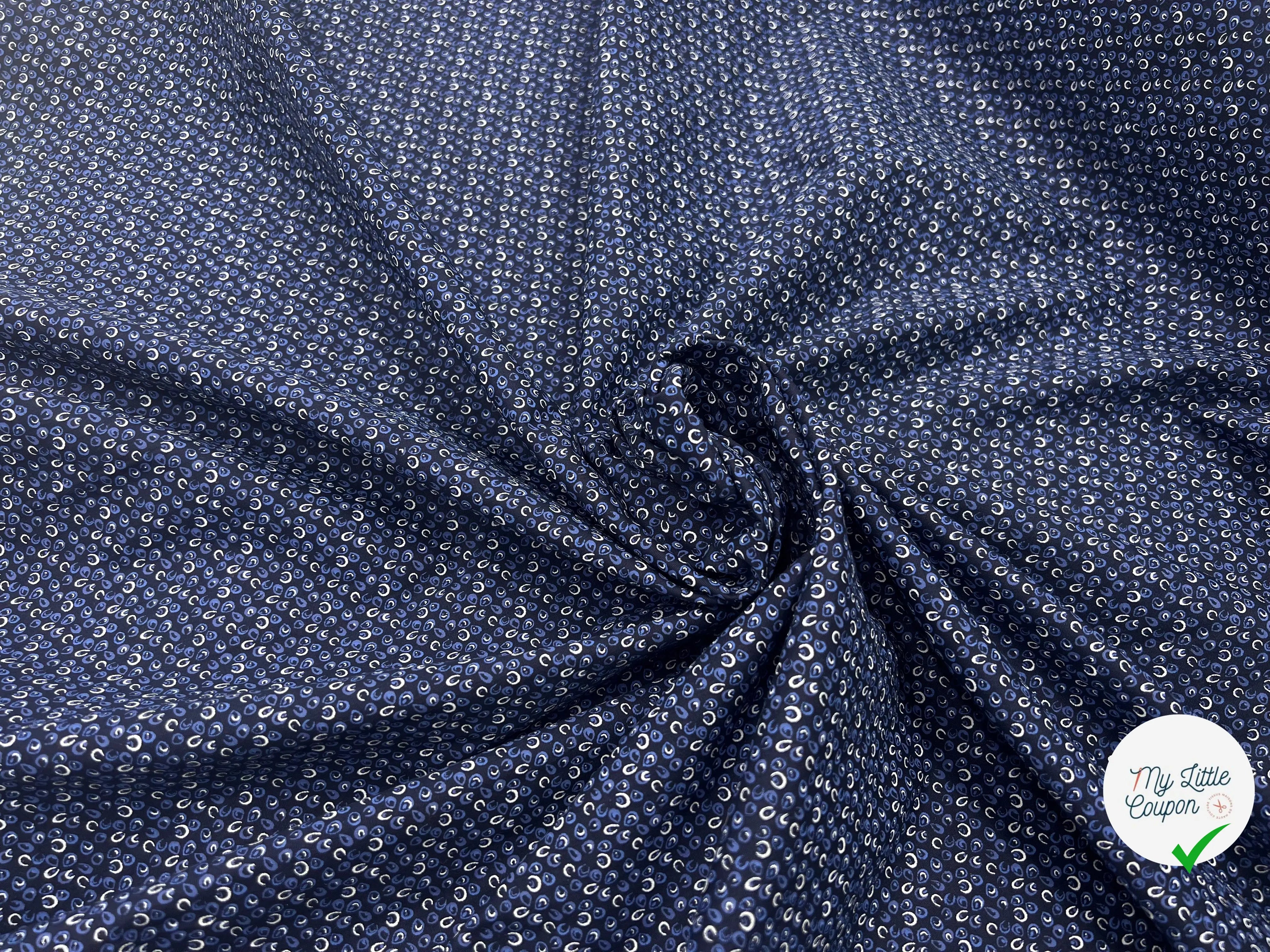 TISSU 100% COTON FERMIÈRE LITTLE GOUTTE D'EAU - My Little Coupon - tissu - coudre