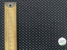 TISSU 100% COTON FERMIÈRE PETITES GOUTTES FOND NOIR - My Little Coupon - tissu - coudre