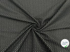 TISSU 100% COTON FERMIÈRE PETITES GOUTTES FOND NOIR - My Little Coupon - tissu - coudre