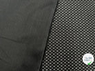 TISSU 100% COTON FERMIÈRE PETITES GOUTTES FOND NOIR - My Little Coupon - tissu - coudre
