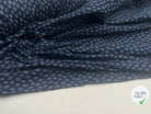 TISSU 100% COTON FERMIÈRE PETITS FEUILLAGES D'UNE NUIT SUR L'OCÉAN - My Little Coupon - tissu - coudre