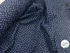 TISSU 100% COTON FERMIÈRE PETITS FEUILLAGES D'UNE NUIT SUR L'OCÉAN - My Little Coupon - tissu - coudre