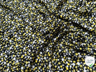 TISSU 100% VISCOSE IMPRIMÉ ARTIFICES FOND NOIR - My Little Coupon