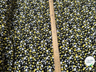 TISSU 100% VISCOSE IMPRIMÉ ARTIFICES FOND NOIR - My Little Coupon