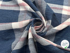 TISSU À CARREAUX MELI MELO DE CHAMBRAY ET D'INDIGO - My Little Coupon - tissu - coudre