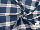 TISSU À CARREAUX MELI MELO DE CHAMBRAY ET D'INDIGO - My Little Coupon - tissu - coudre