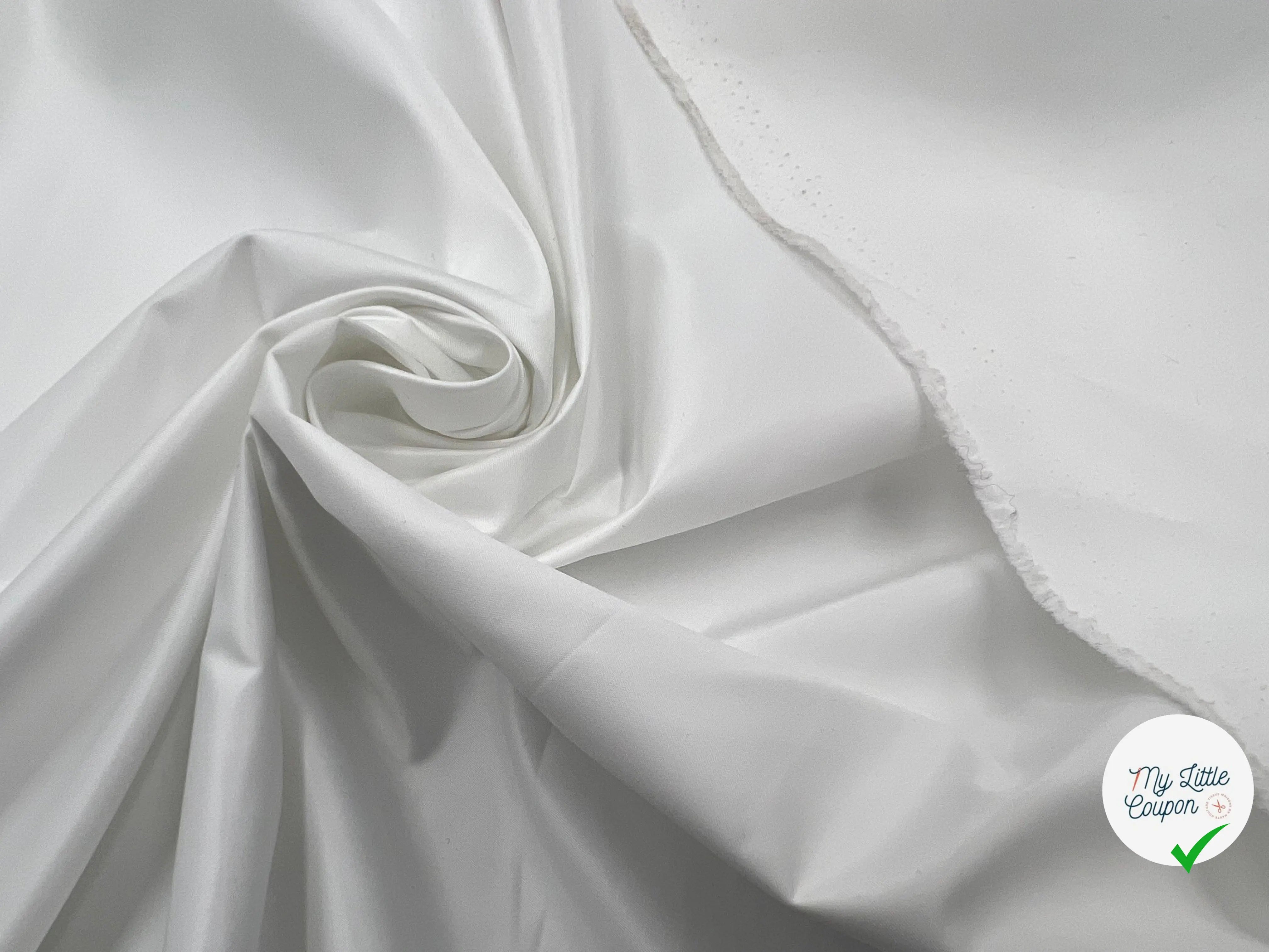 TISSU ANORAK BLANC NEIGE - My Little Coupon - tissu - coudre