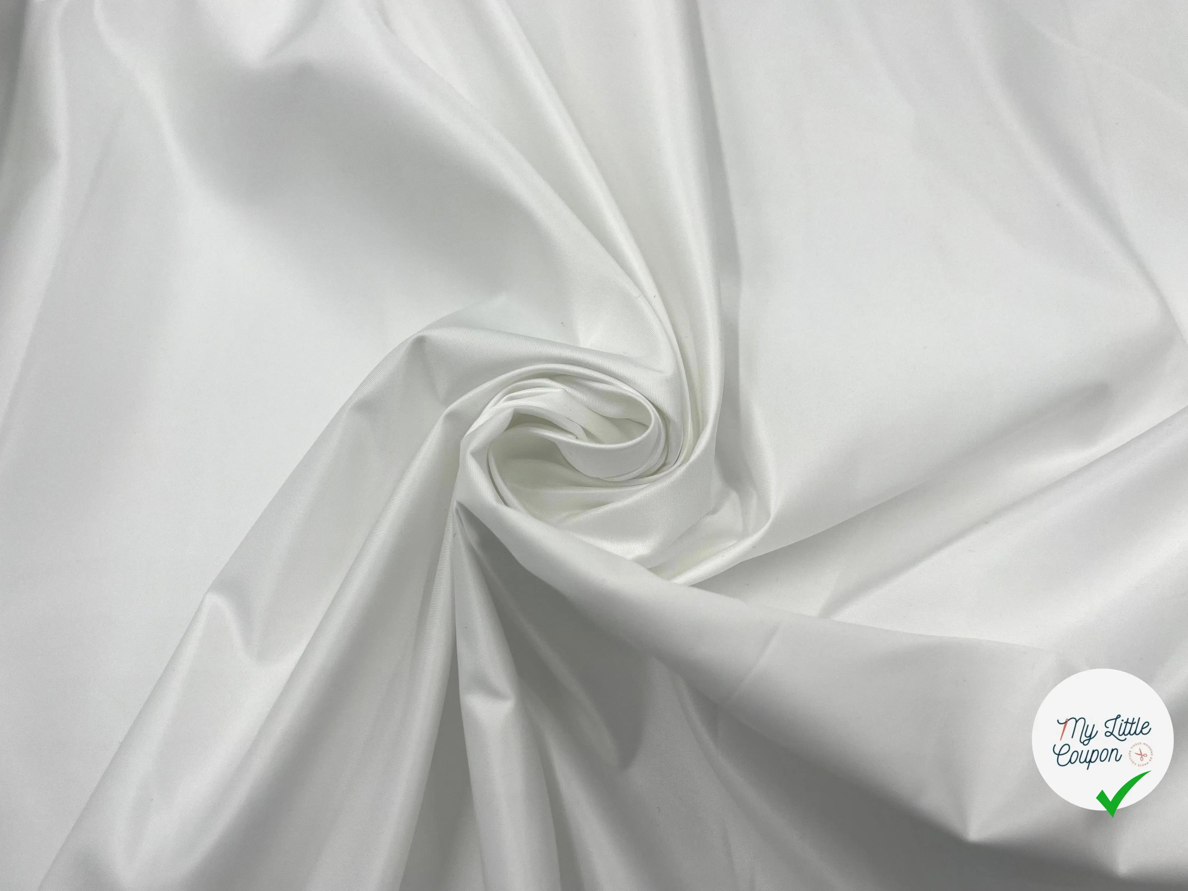 TISSU ANORAK BLANC NEIGE - My Little Coupon - tissu - coudre