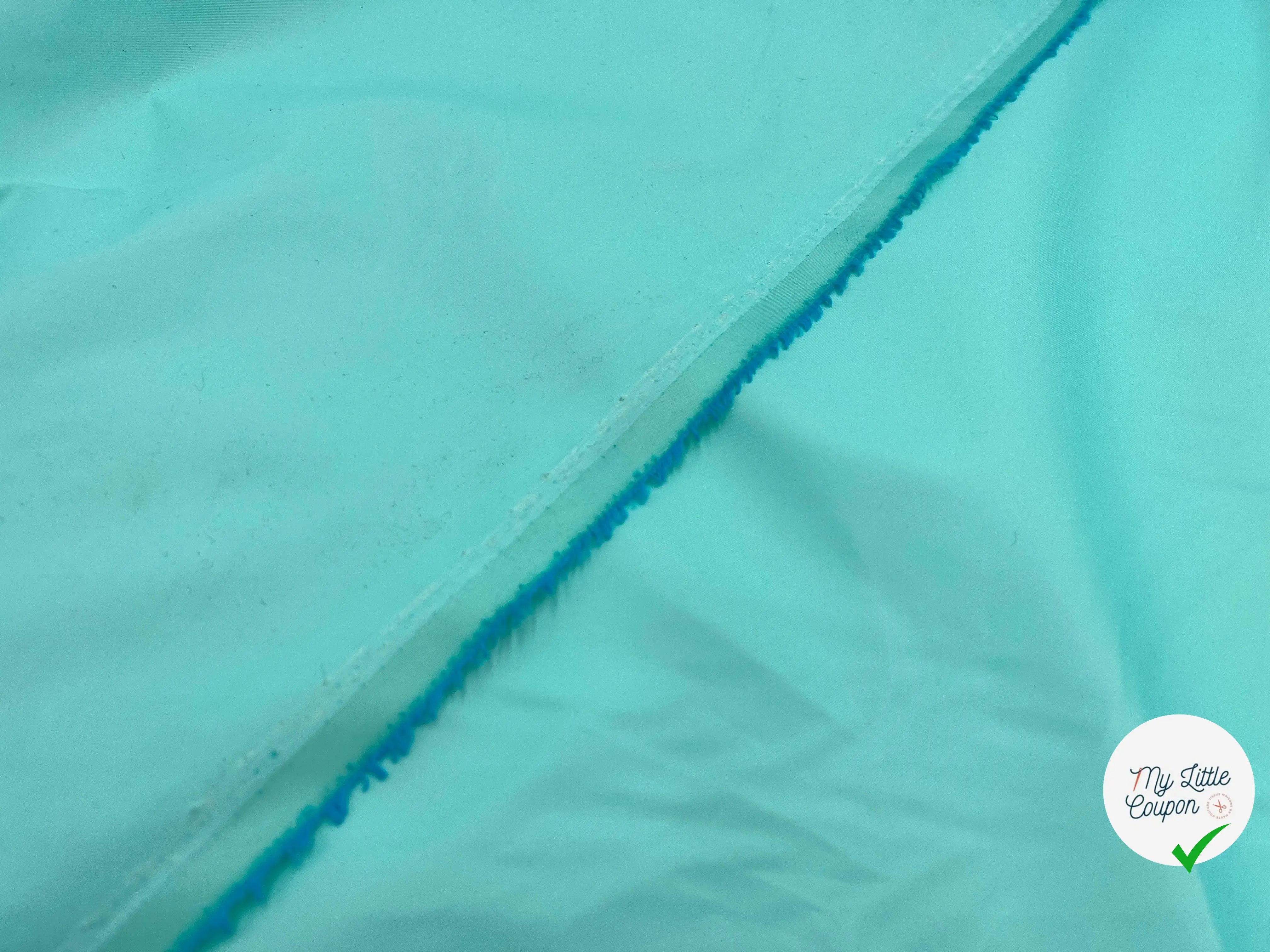 TISSU ANORAK BLEU LAGOON - My Little Coupon - tissu - coudre