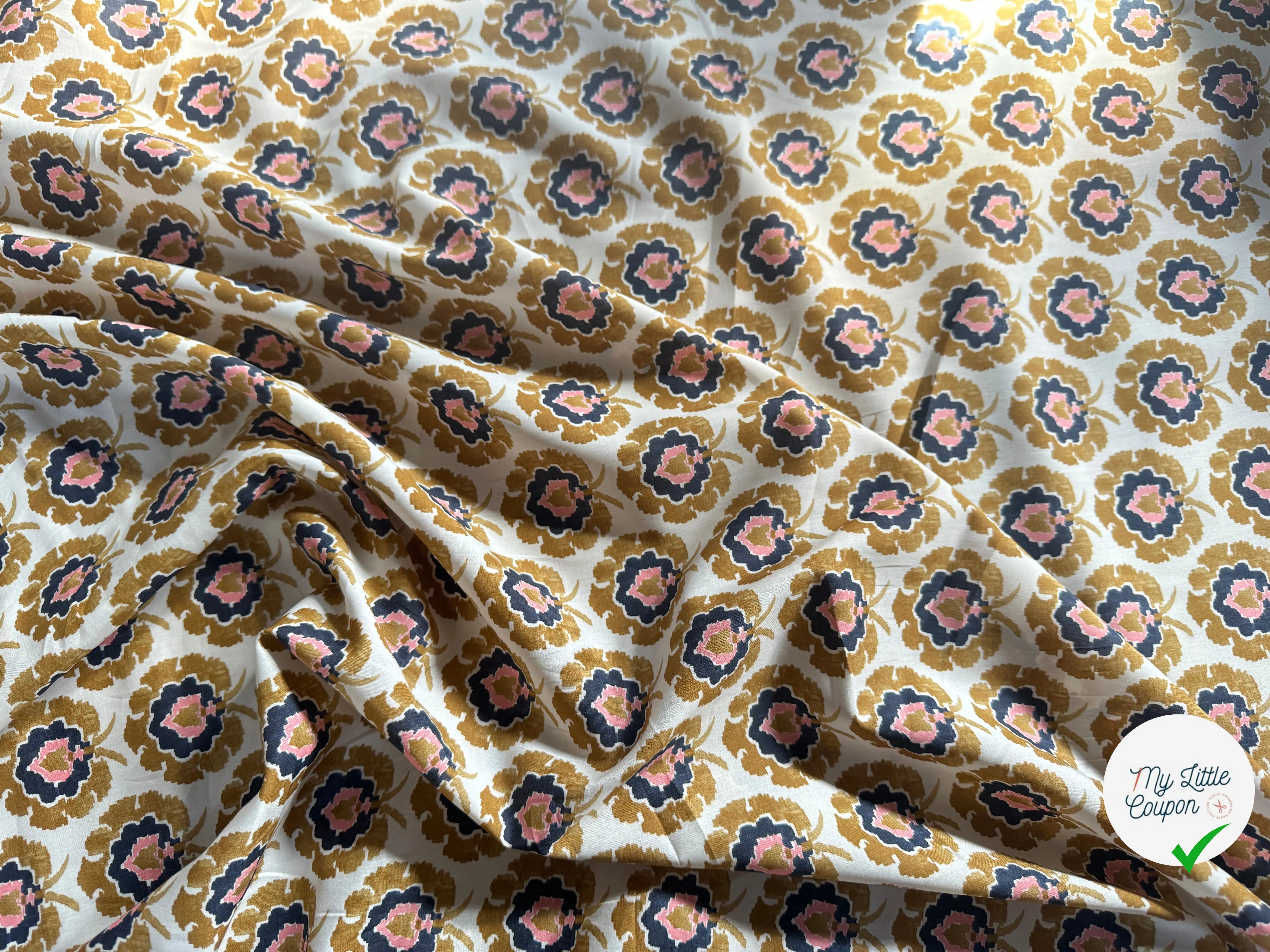 TISSU BATISTE DE COTON PARADE ROYALE - My Little Coupon