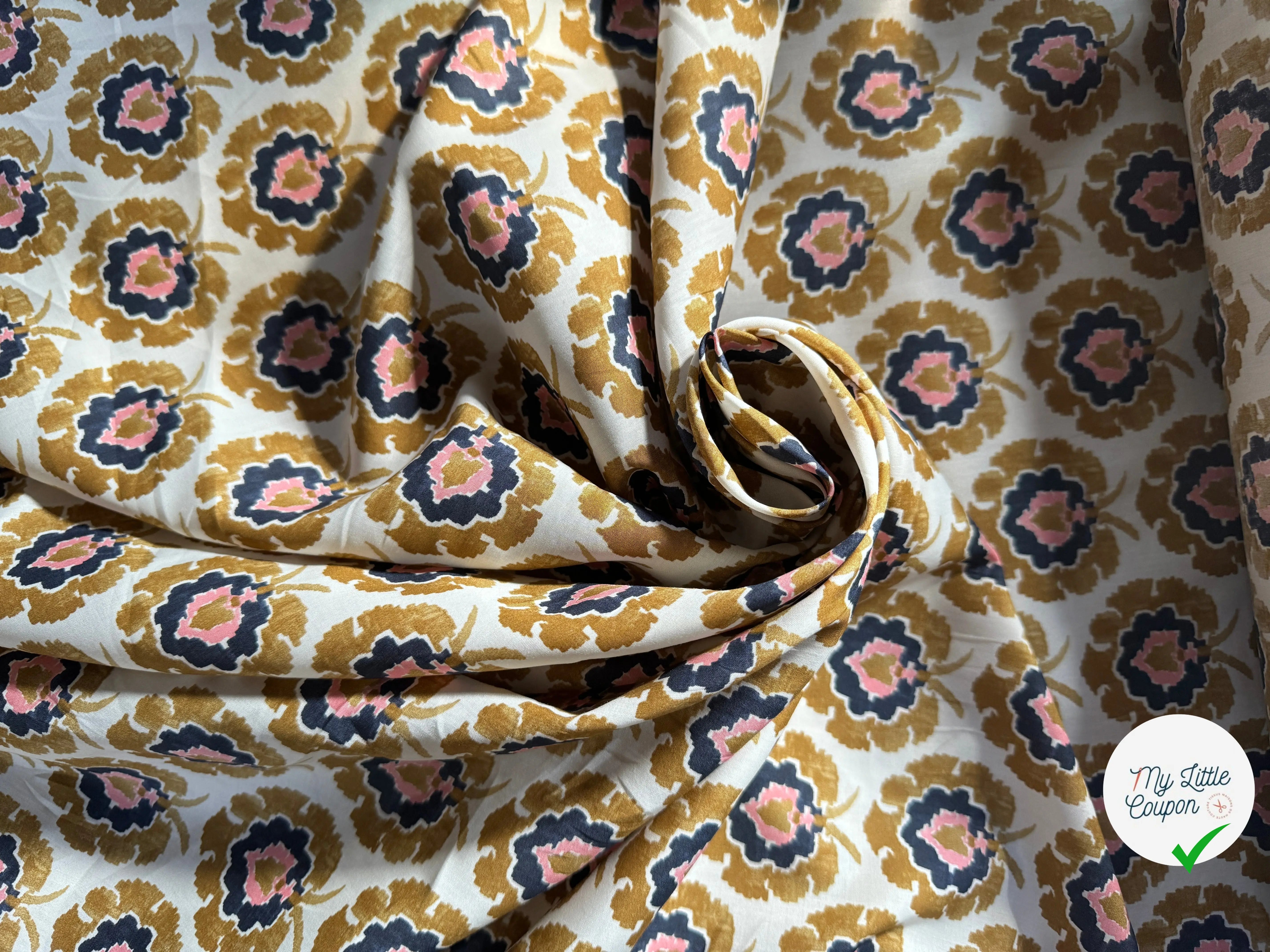 TISSU BATISTE DE COTON PARADE ROYALE - My Little Coupon