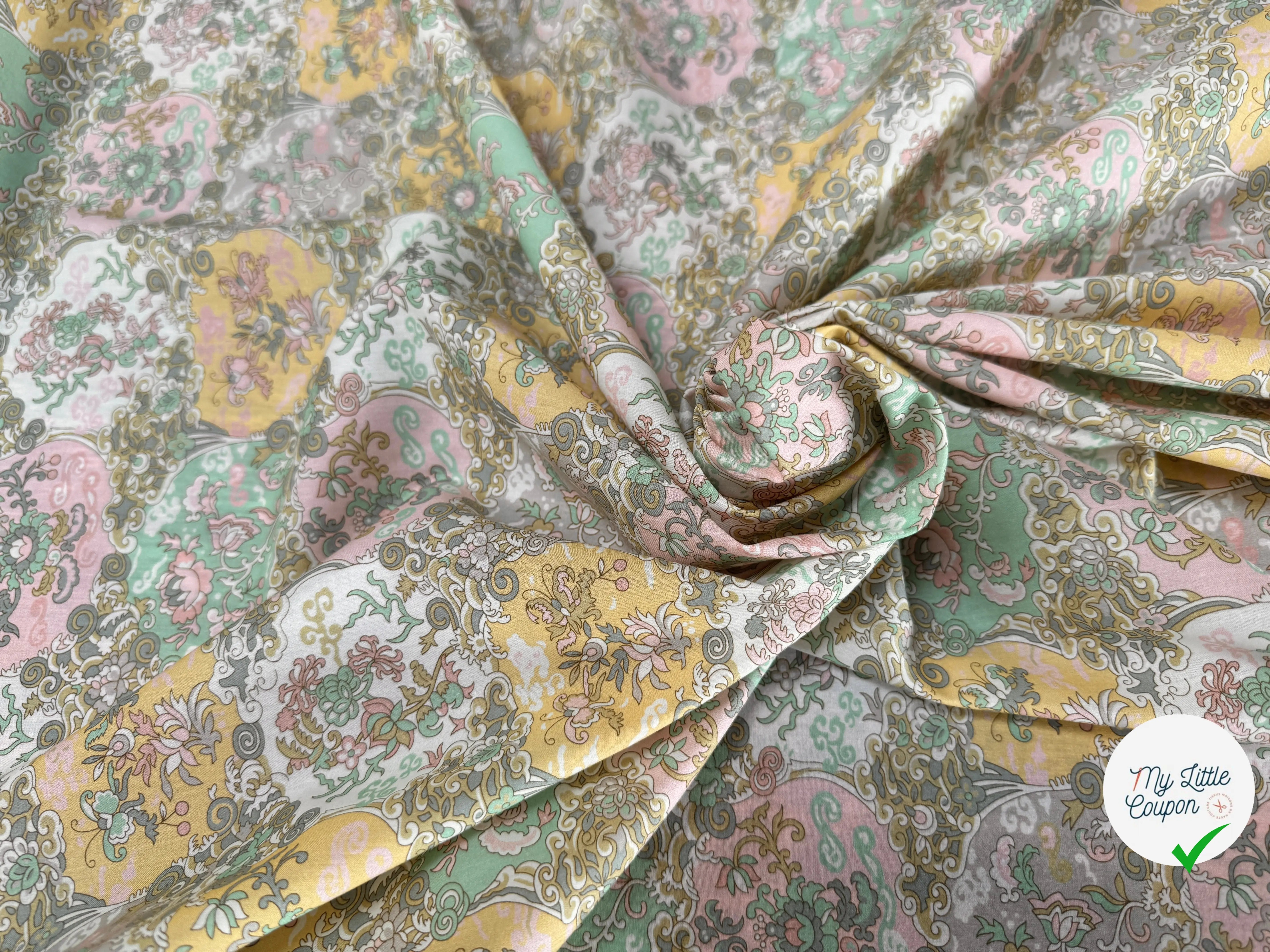 TISSU BATISTE DE COTON PRESTIGIEUSE LONDON - My Little Coupon