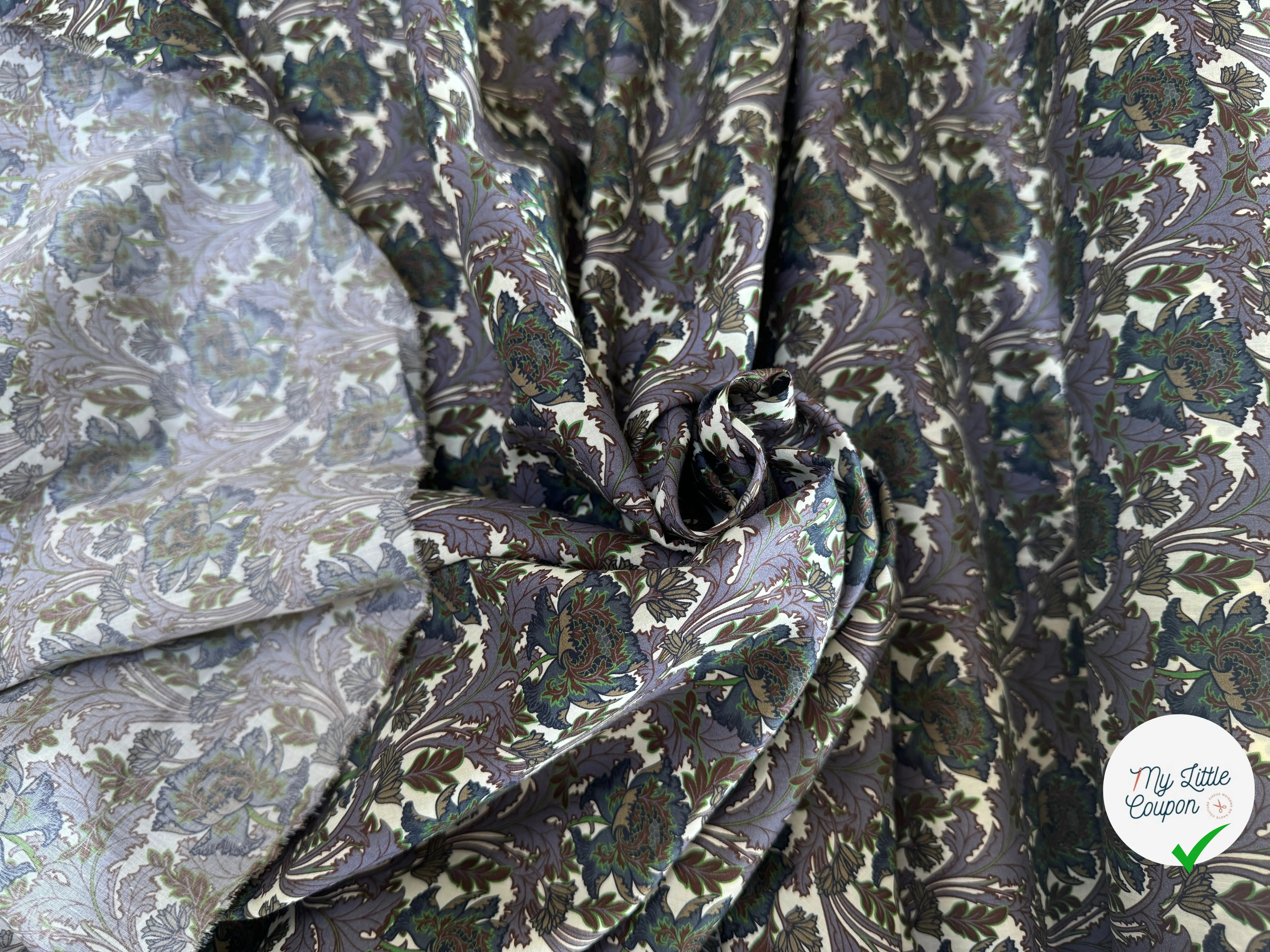TISSU BATISTE DE COTON PRESTIGIEUSE LONDON - My Little Coupon