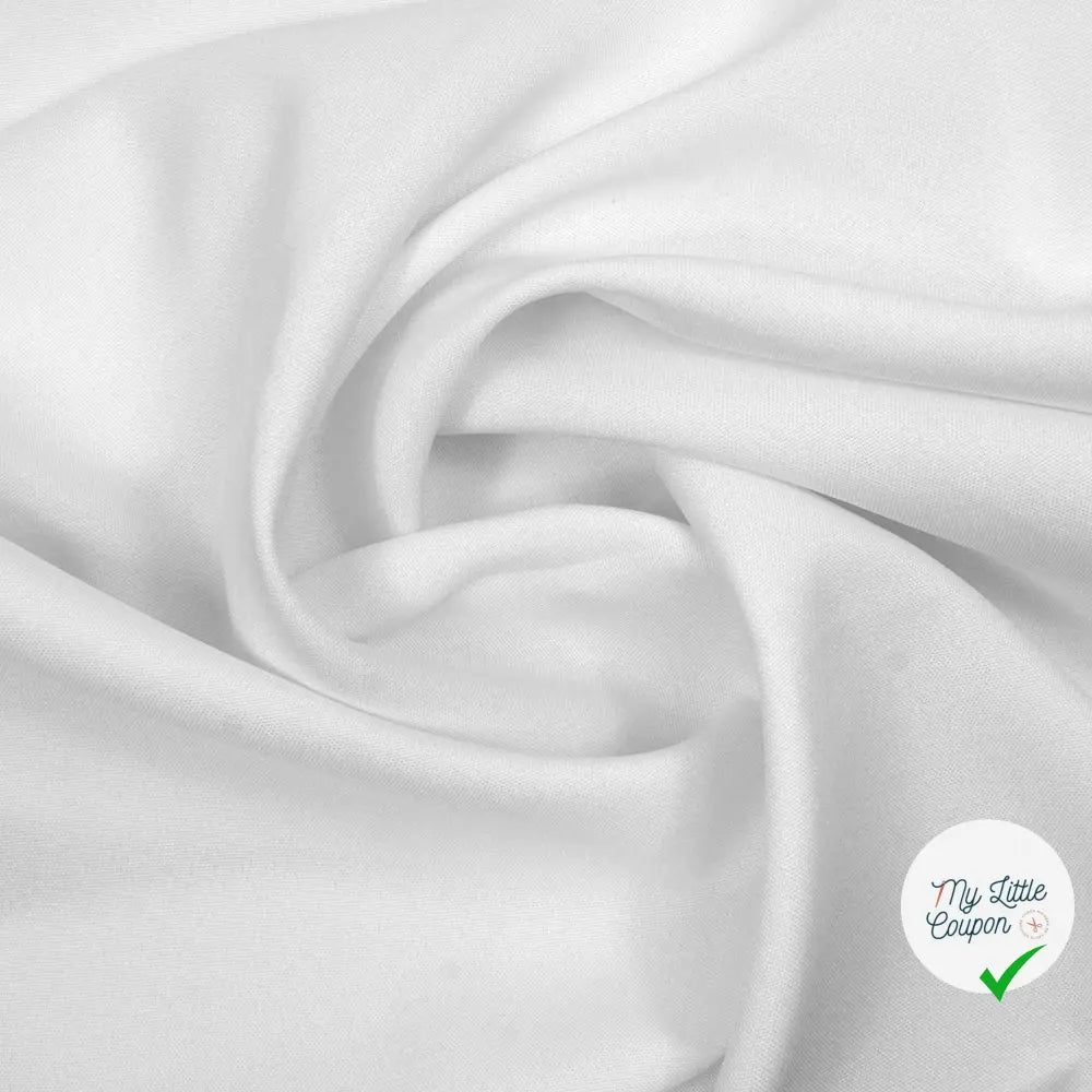 TISSU BURLINGTON POLYESTER BLANC MLC INTERN