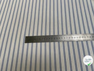 TISSU CHEMISE 100% COTON ORGANIC À RAYURES WHITE & SKY BLUE - My Little Coupon