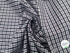TISSU CHEMISE CARREAUX ASPECT CHAMBRAY TENDANCE VIOLET - My Little Coupon - tissu - coudre