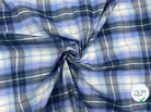 TISSU CHEMISE CARREAUX BLEU INDIEN - My Little Coupon - tissu - coudre