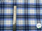 TISSU CHEMISE CARREAUX BLEU INDIEN - My Little Coupon - tissu - coudre