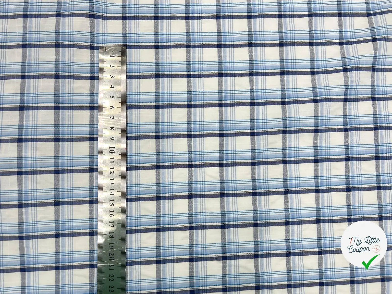 TISSU CHEMISE CARREAUX DE CAMPAGNE - My Little Coupon - tissu - coudre