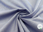 TISSU CHEMISE FIL À FIL BLEU L’ÉLÉGANCE - My Little Coupon - tissu - coudre
