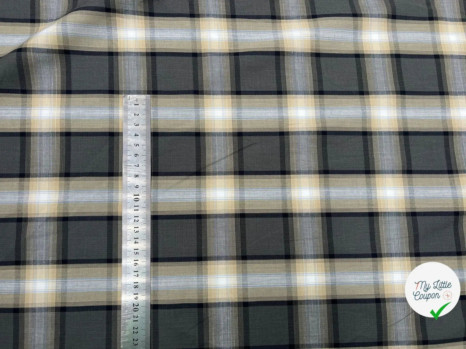 TISSU CHEMISE OLD FASHION - My Little Coupon - tissu - coudre