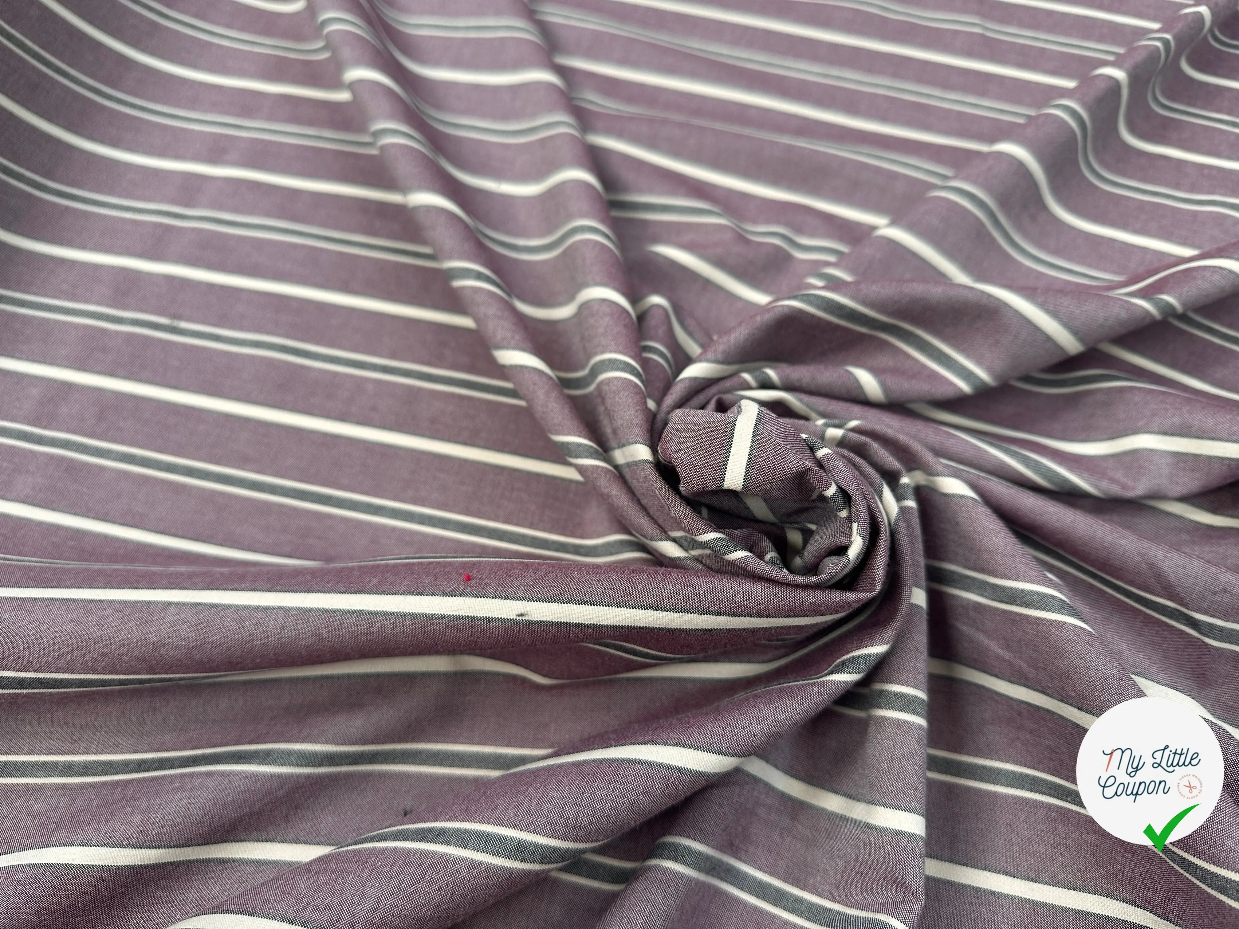 TISSU CHEMISE  RAYURES SERTIES MSO