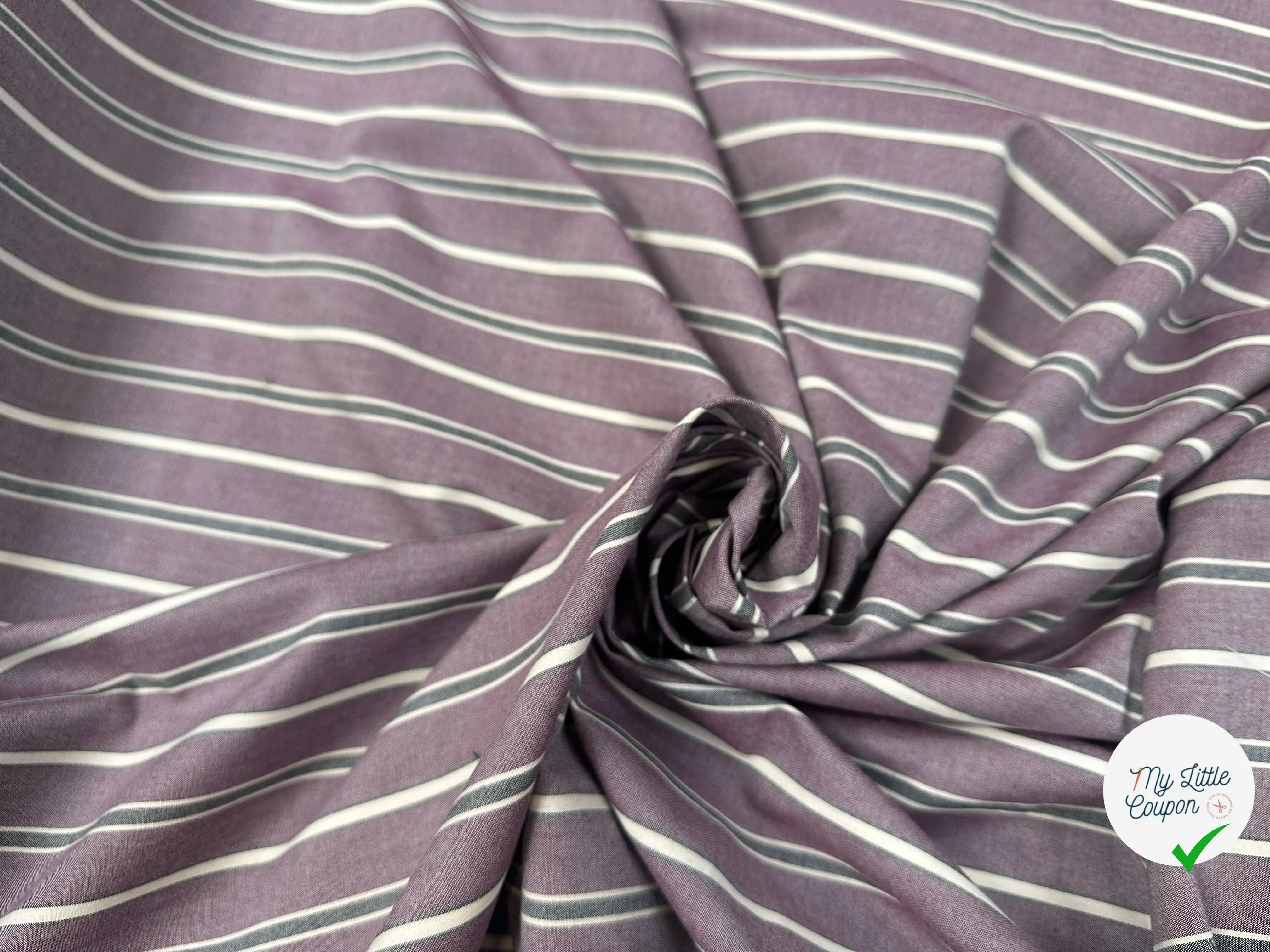 TISSU CHEMISE  RAYURES SERTIES MSO