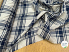 TISSU CHEMISE SUBTILE FALL JAPAN 1 NAVY BEIGE - My Little Coupon