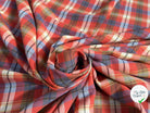 TISSU CHEMISE TRAPPEUR CARREAUX MULTICOLORES - My Little Coupon