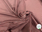 TISSU CHEMISE TWILL DE COTON ROUGE & BLANC - My Little Coupon