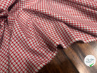 TISSU CHEMISE TWILL DE COTON ROUGE & BLANC - My Little Coupon