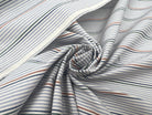 TISSU CHEMISES RAYURES MULTICOLORES MSO
