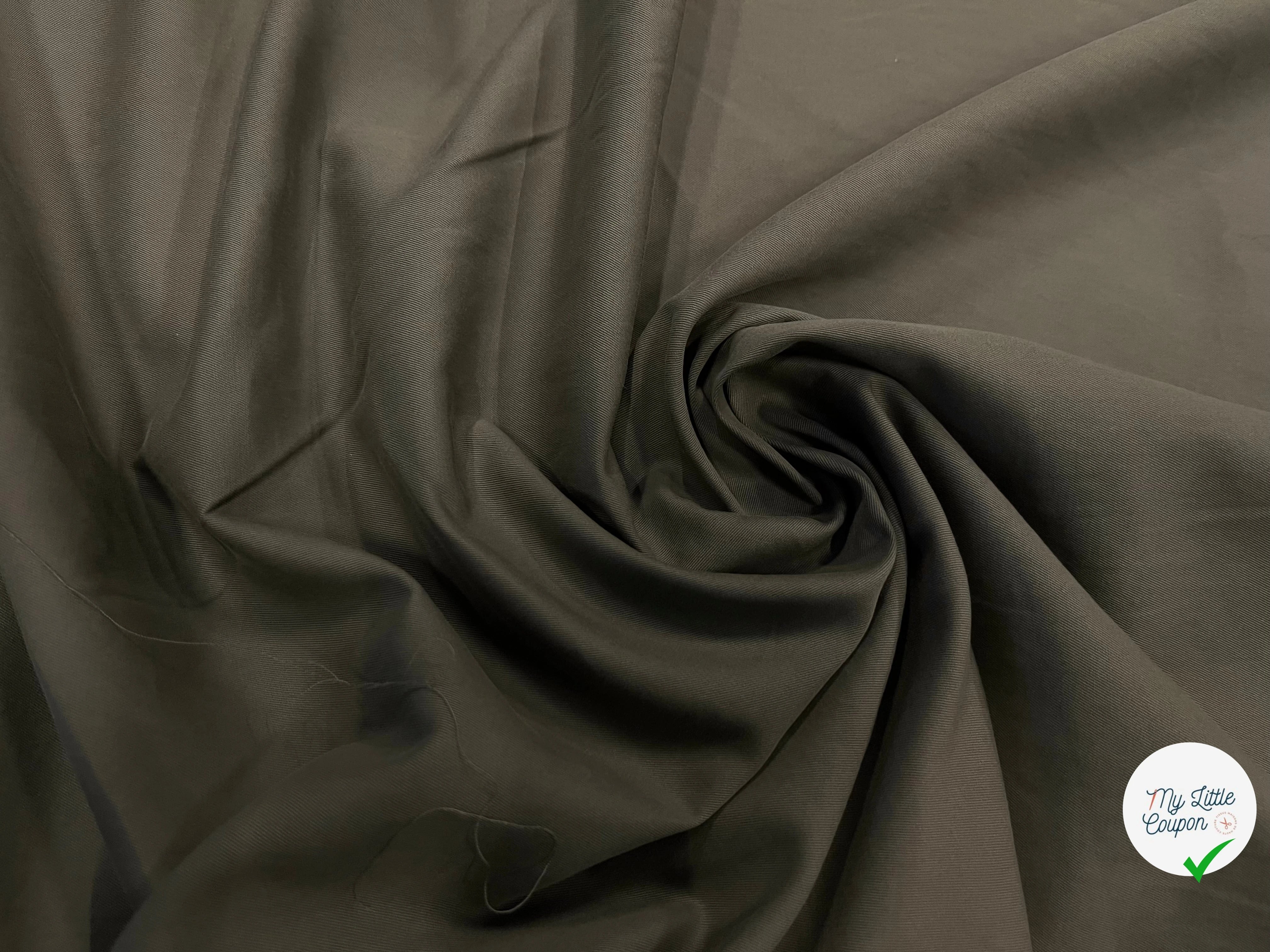 TISSU COTON CHEMISE KAKI - My Little Coupon