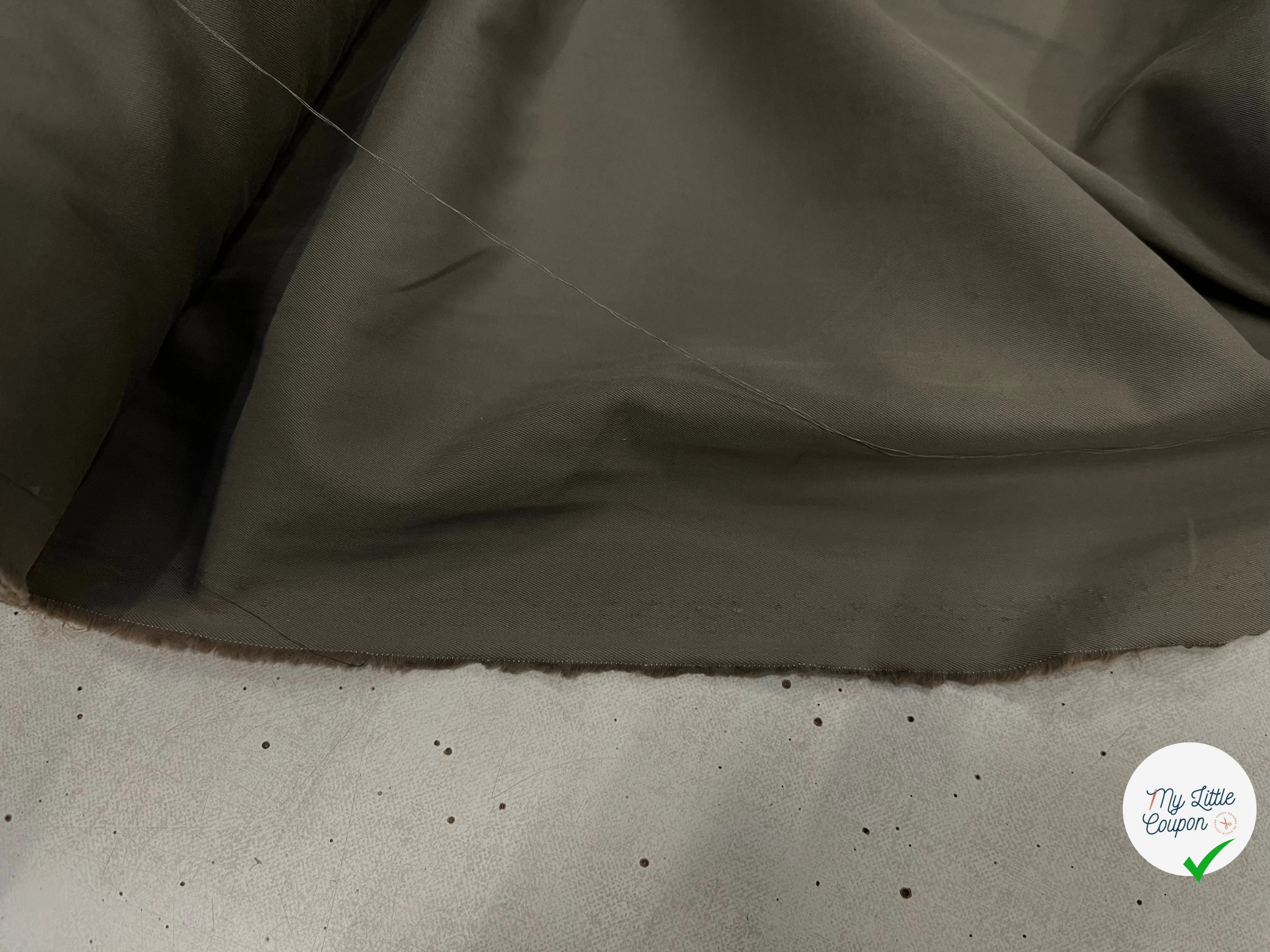 TISSU COTON CHEMISE KAKI - My Little Coupon