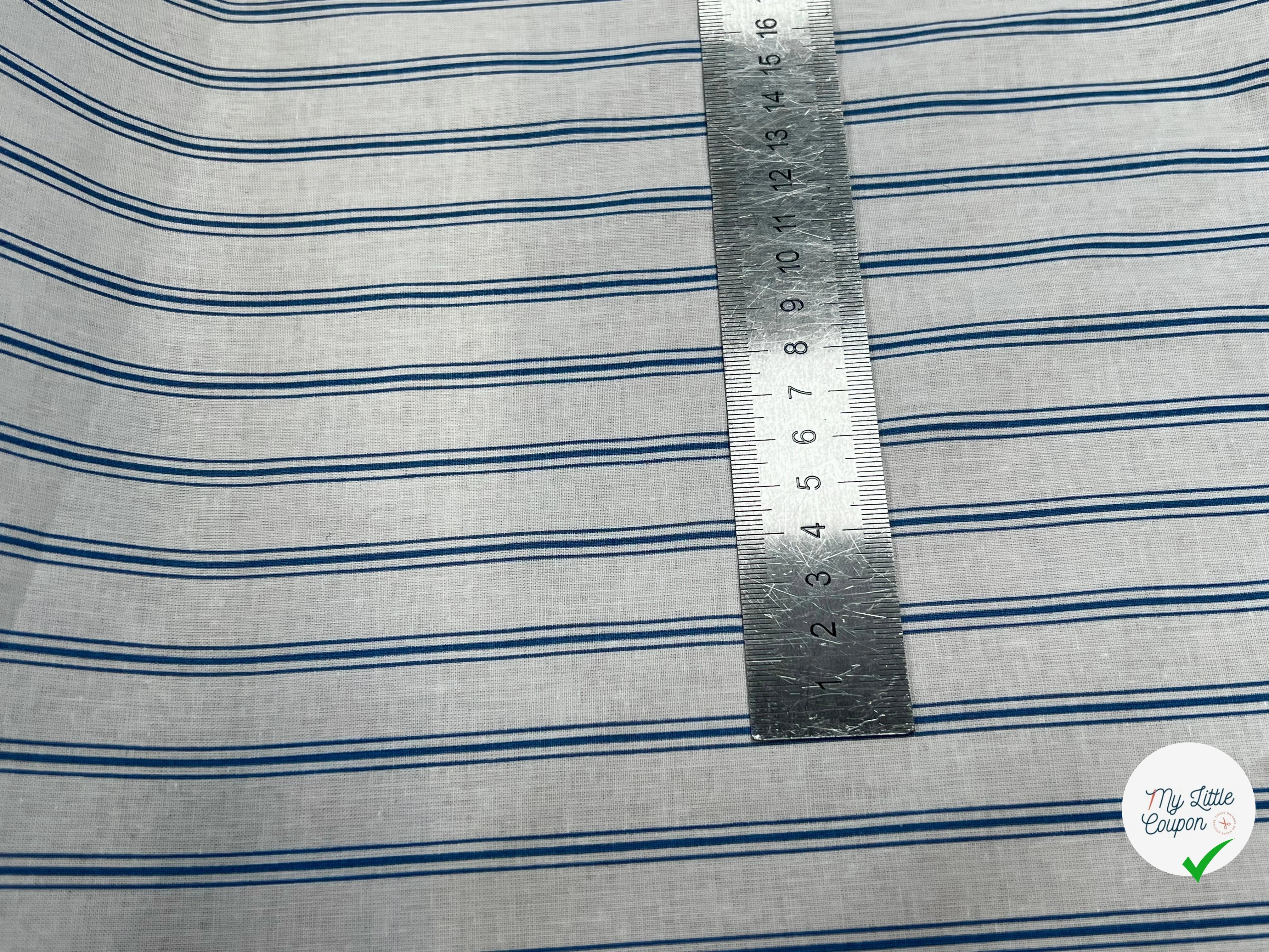 TISSU COTON REGENCE BLEU 150 - My Little Coupon