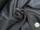 TISSU COTON SATINÉ NOIR 27% SOIE - My Little Coupon