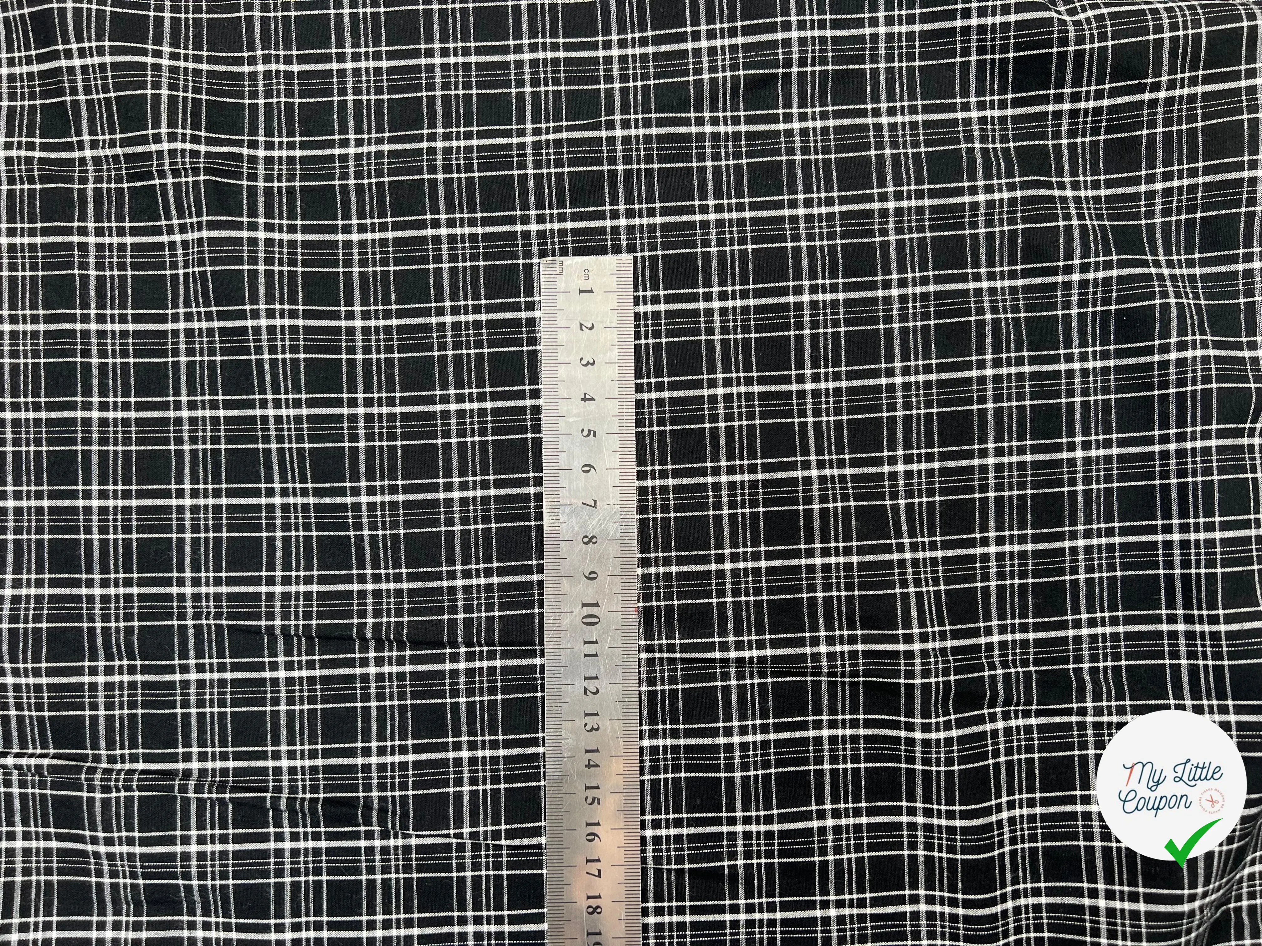 TISSU COTON TISSÉ TEINT ÉCOSSAIS COLORIS - My Little Coupon - tissu - coudre